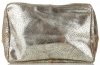 Kožené kabelka shopper bag Vittoria Gotti stříbrná V6141